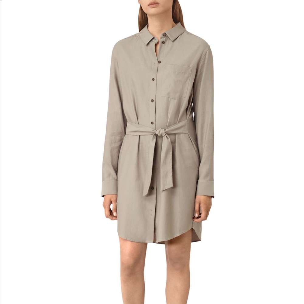 All Saints Jules Shirt Dress